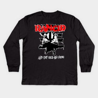 rancid and out come the wolves Kids Long Sleeve T-Shirt